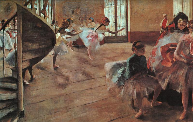 Edgar Degas The Rehearsal Spain oil painting art